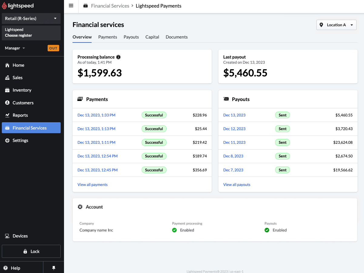 Reporting with Lightspeed Payments – Lightspeed Retail (R-Series)