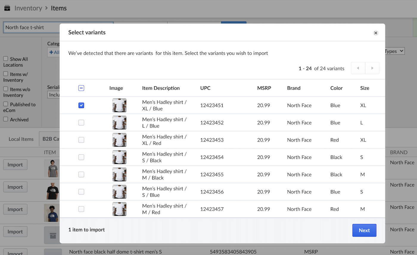 Retail-R-B2B-Catalog-Matrix-Select
