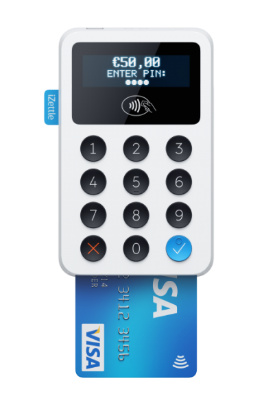 iZettle Reader payment processor.