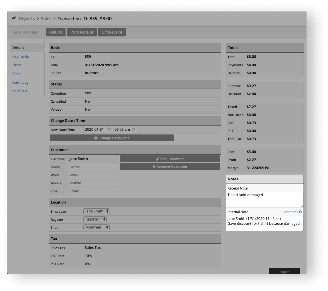 lightspeed onsite master multiple registers