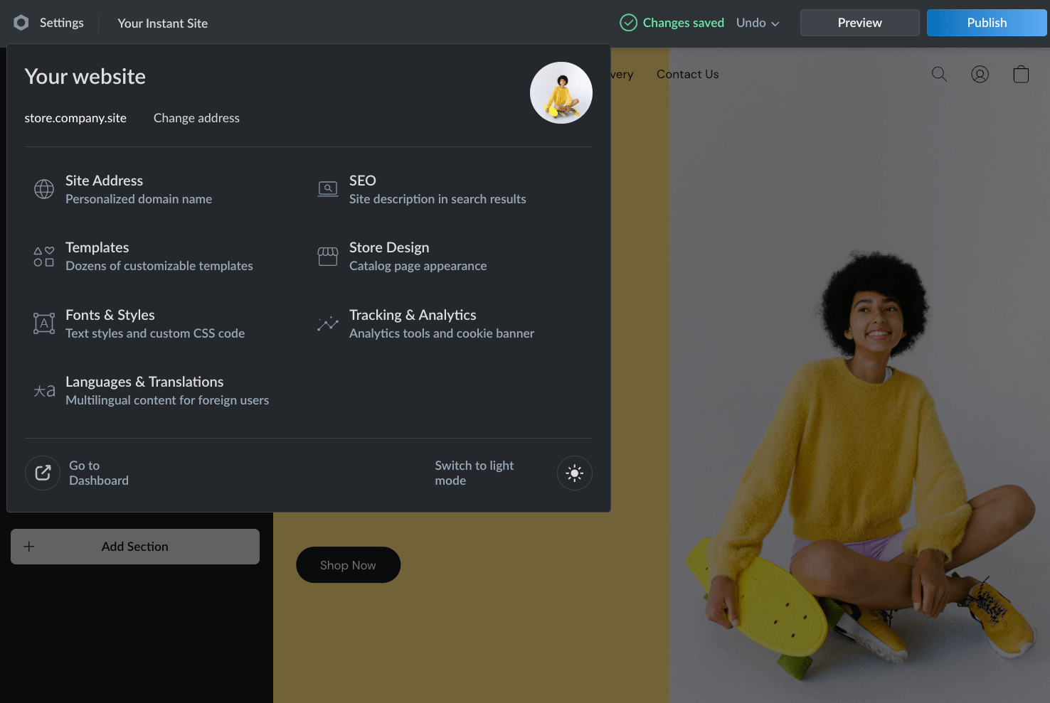 Multilingual eCom settings