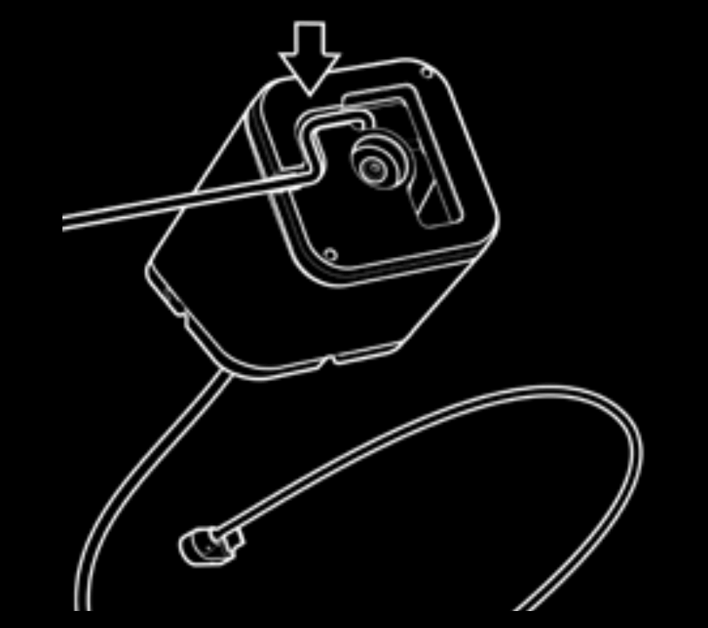 Illustration of Universal Stand base with cable being pushed into the S-Slot in the underside of the base.