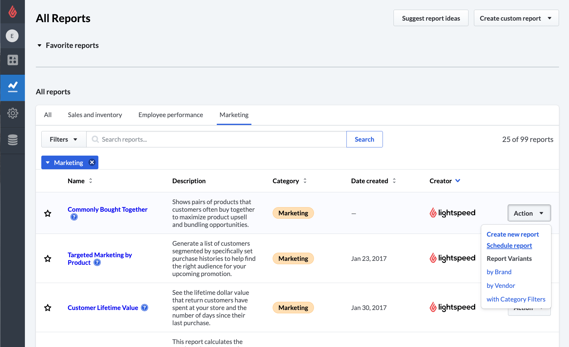 Analytics in Retail POS (R-Series)