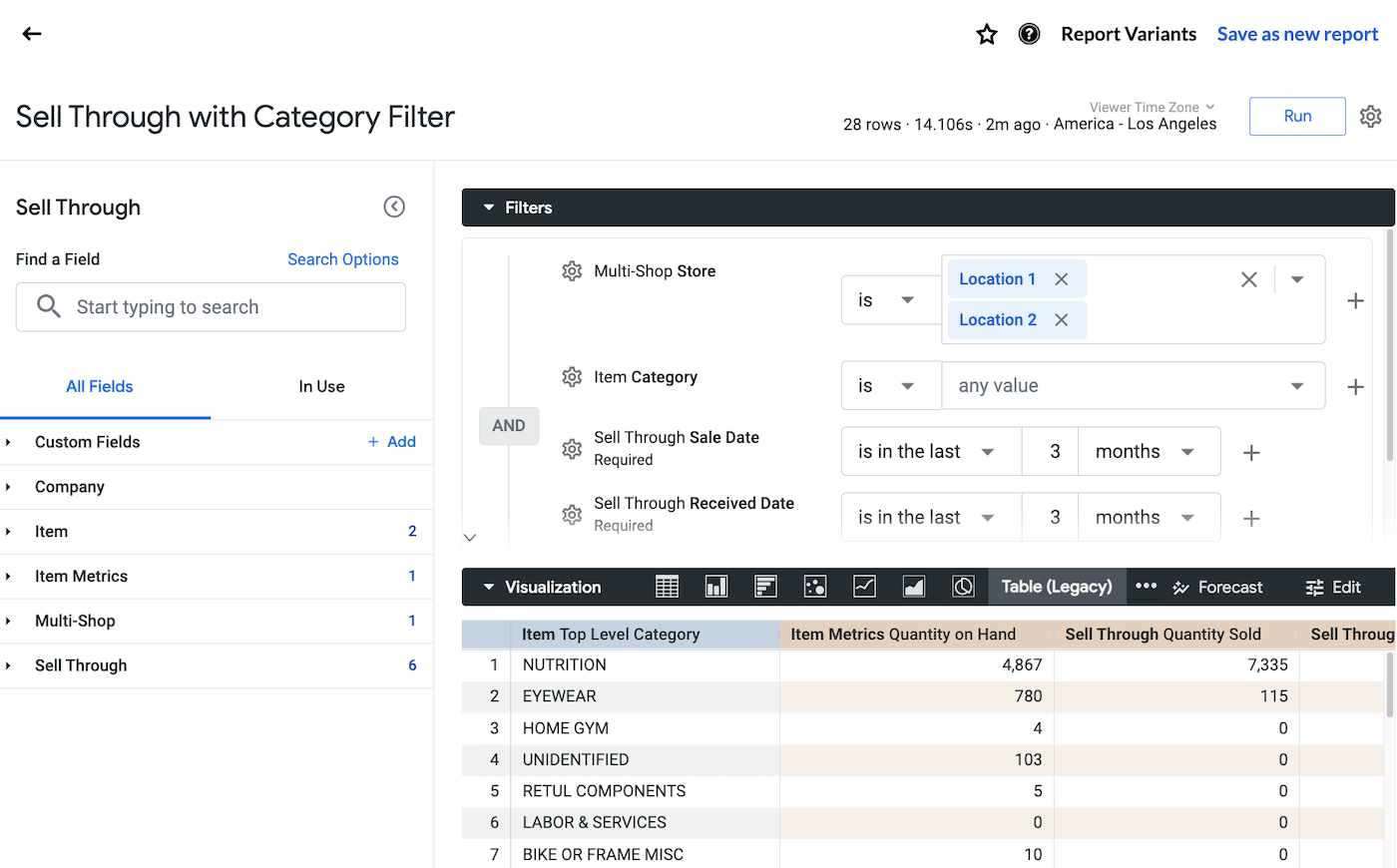 Analytics in Retail POS (R-Series)