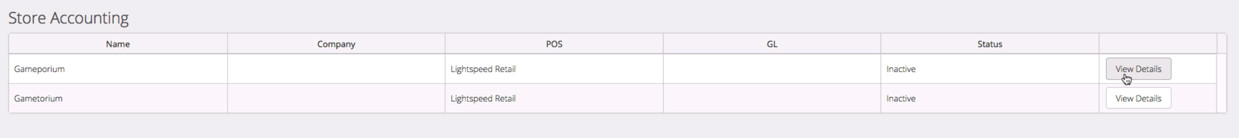 De pagina van de winkel met een muisaanwijzer die klikt op de knop Details bekijken.