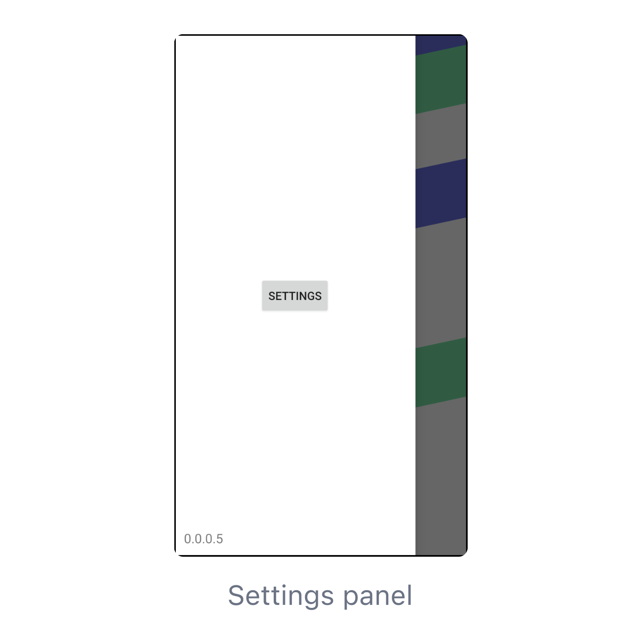 Le panneau Paramètres du Terminal intelligent V2.