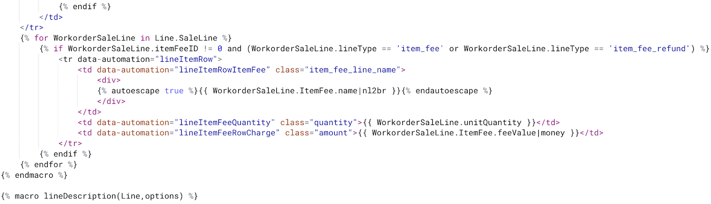 Receipt templates macroline.