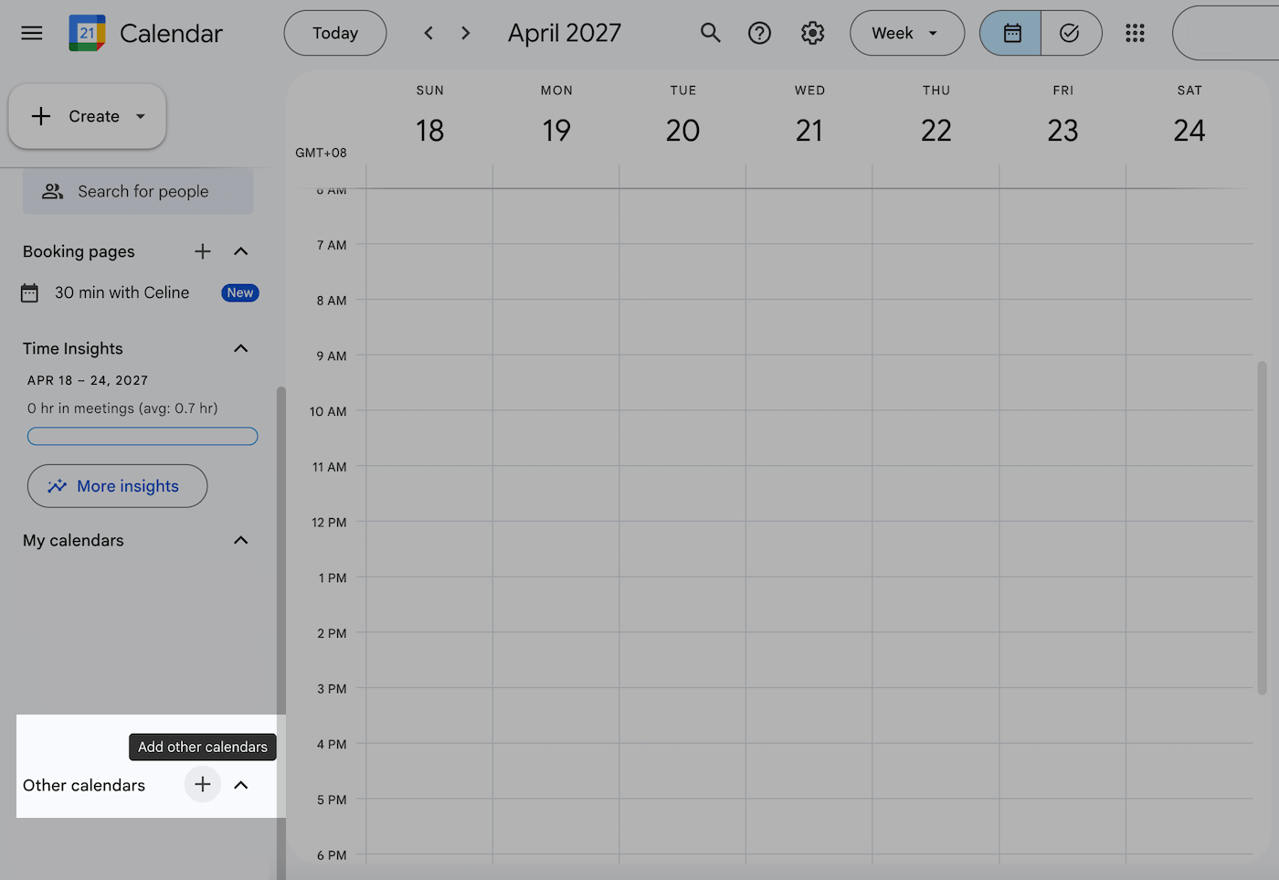 Add the calendar to your Google account.